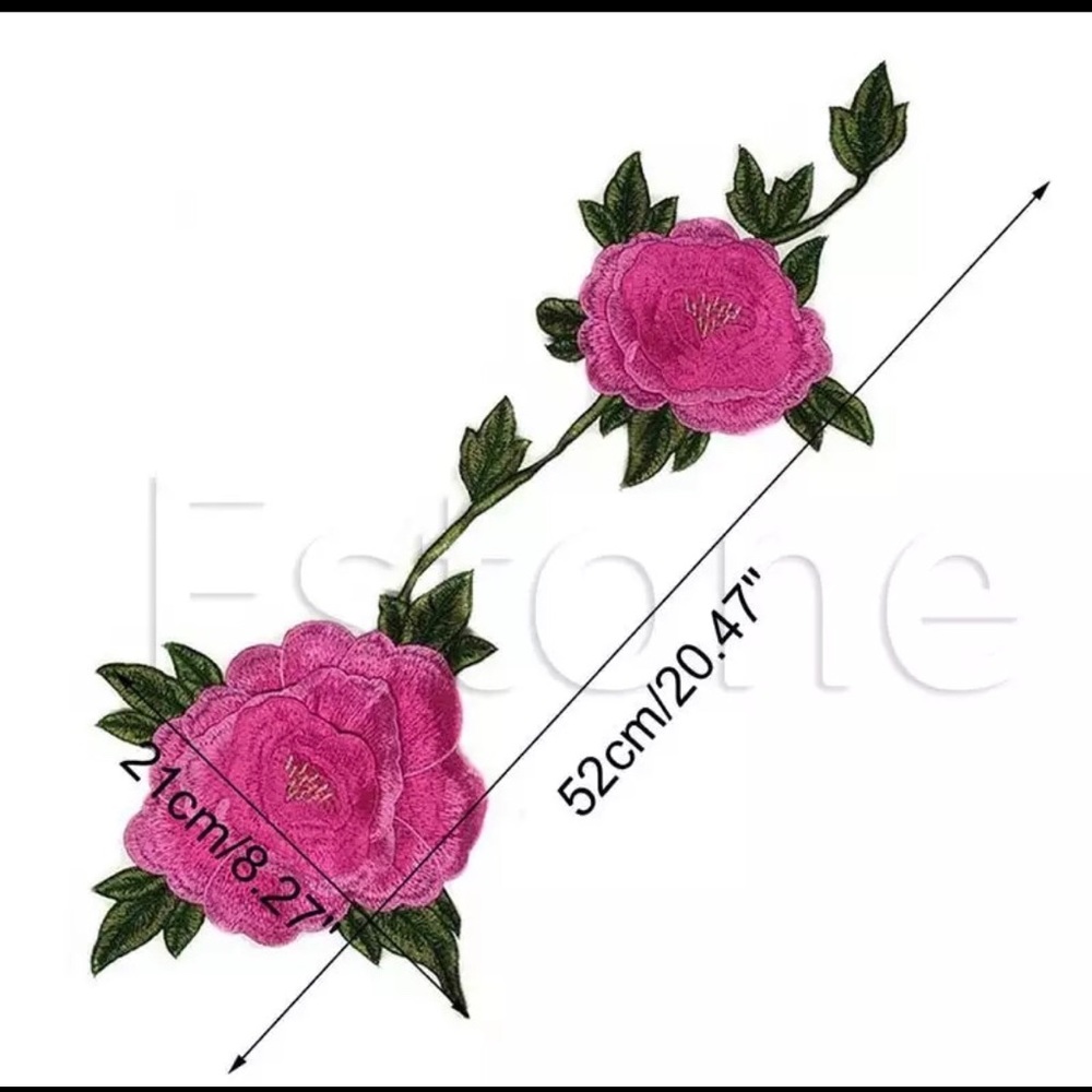 EMBROIDERED PATCH!!💕💕STYLE YOUR DENIM